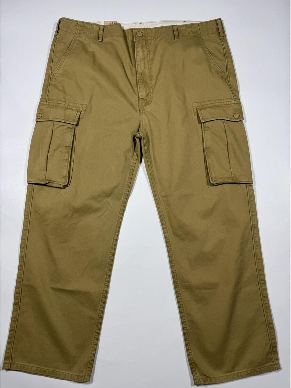 Levi’s Cargo Pants Mens 40x30 Khaki Cotton Twill Utility NWT